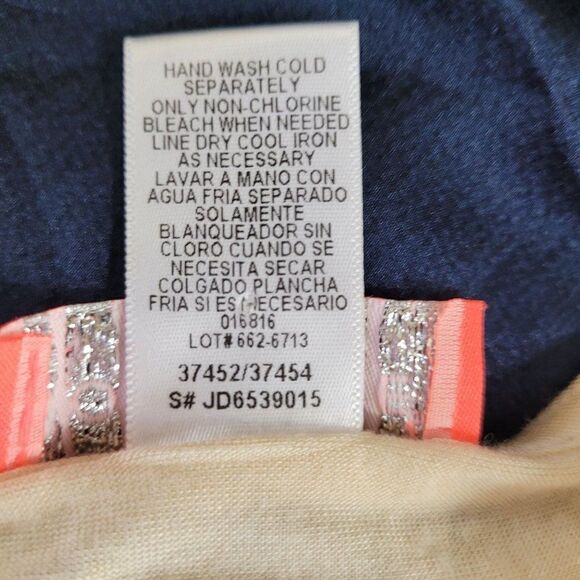 Vintage‎ 80s Lace L Vanilla See Through Front Stretch High-low Jersey Knit Back - Picture 11 of 13